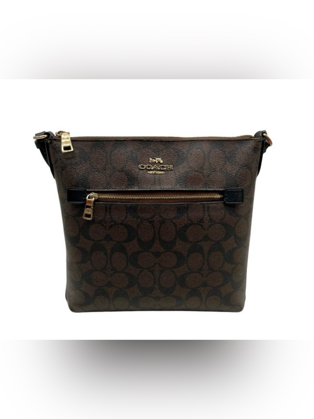 Coach C1554 Signature Shoulder Bag Pvc Women's Coach